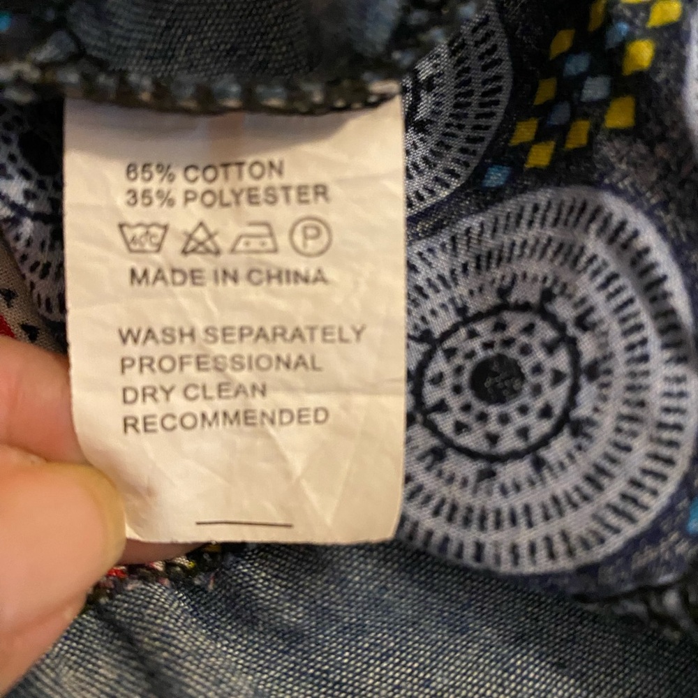 Sacred Threads Boho Hippie Patchwork Ruffle Hem M… - image 6